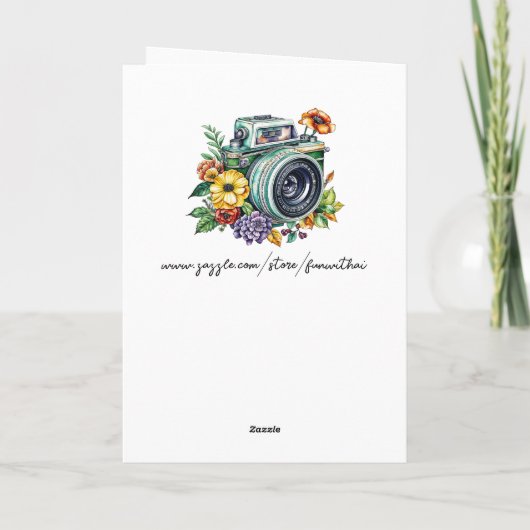 Snap, je bent jarig! kaart (Achterkant)