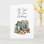 Snap, je bent jarig! kaart (Gele Bloem)