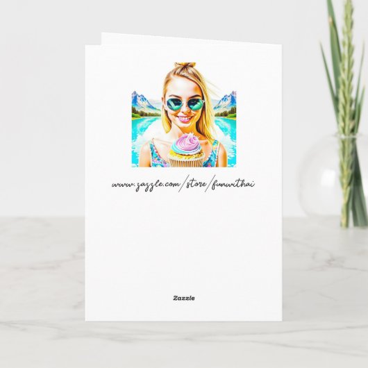 Snap, je bent jarig! kaart (Achterkant)