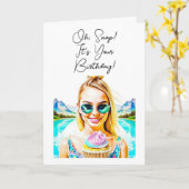 Snap, je bent jarig! kaart (Gele Bloem)