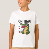 Snap krokodil t-shirt (Voorkant)