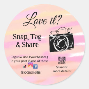 Snap label Share Media Camera Voeg socials toe Hou