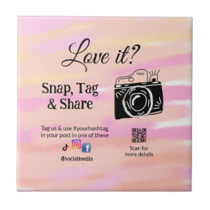 Snap label Share Media Camera Voeg socials toe Hou Tegeltje