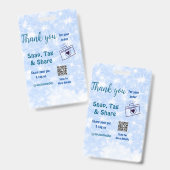 Snap label share social media q r code glitter bla badge (Voor- en achterkant)