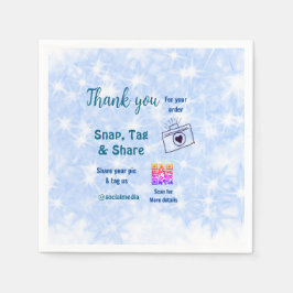 Snap label share social media q r code glitter bla servet