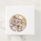 Snap label share social media q r code glitter gol (In situ)