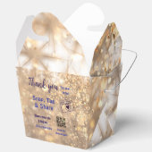 Snap label share social media q r code glitter gol bedankdoosjes (Open)