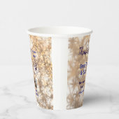 Snap label share social media q r code glitter gol papieren bekers (Rechts)