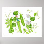 Snap Pea Gnome art print (Voorkant)