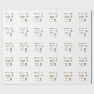 Snap tag deel sociale media q r code glitters pink cadeaupapier