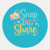 Snap Tag Share Sticker (Voorkant)
