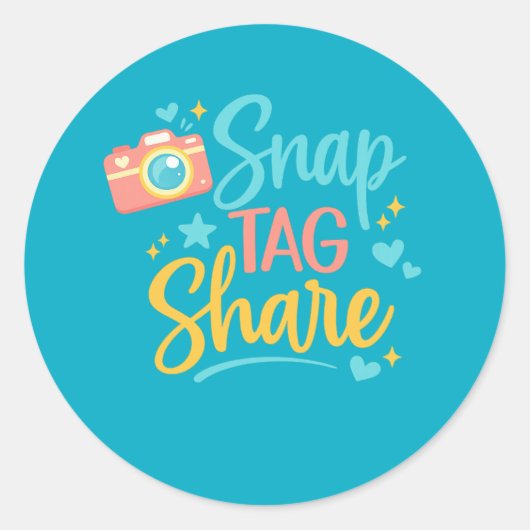 Snap Tag Share Sticker (Voorkant)