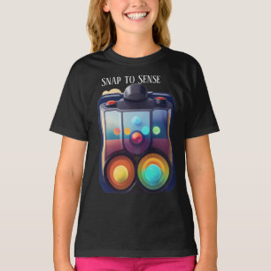 Snap to Sense , Tactiel Puzzel Maken App Logo T-shirt