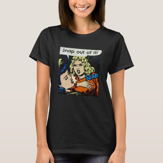 Snap uit het Blonde Boss Comics Panel T-shirt (Voorkant)