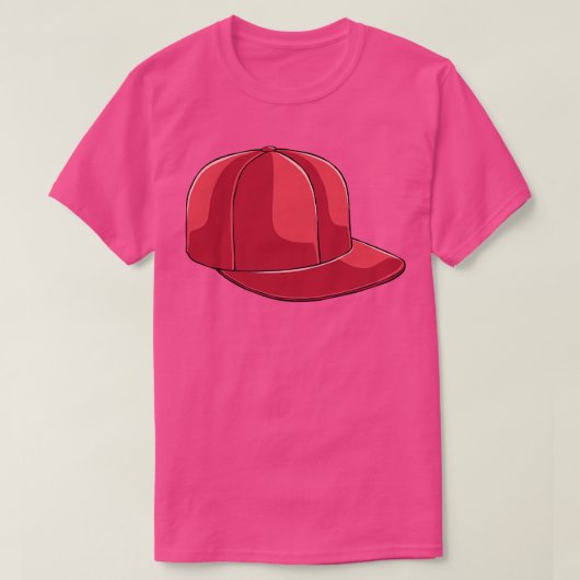 Snapback Baseball Pet T-shirt (Design voorkant)