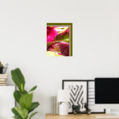 Snapdragon Blossom Close PhotoPoster by gretchen Poster (Thuiskantoor)