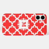 Snapdragon Coral Moroccan Tegel Persoonlijke iPhon Case-Mate iPhone Case (Achterkant (horizontaal))