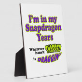 Snapdragon jaren fotoplaat (Zijkant)