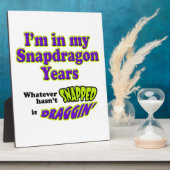 Snapdragon jaren fotoplaat (Zijkant)