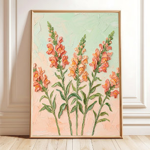 Snapdragon Modern Minimalistische Wandkunst - Fijn Poster