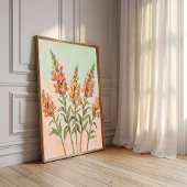 Snapdragon Modern Minimalistische Wandkunst - Fijn Poster