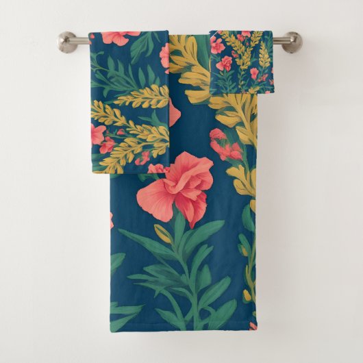 Snapdragon regenboog kleurrijk gepersonaliseerd pa bad handdoek (Insitu)