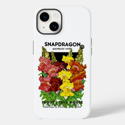 Snapdragon  Seed Packet Hoesje-Mate iPhone Ca Case-Mate iPhone Case (Achterkant)