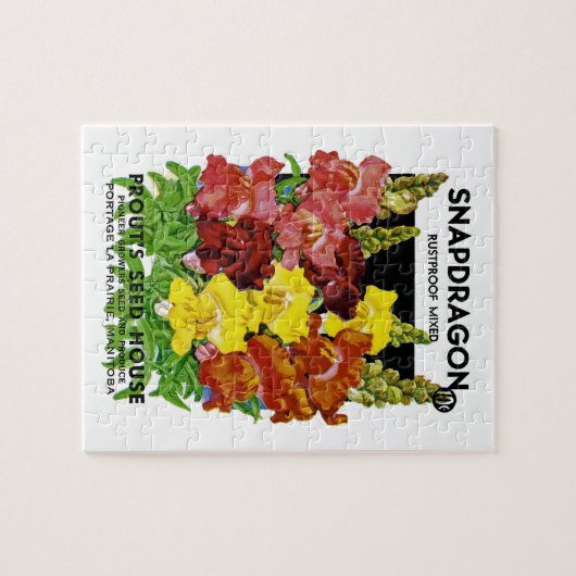 Snapdragon  Seed Packet Legpuzzel (Horizontaal)