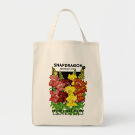Snapdragon  Seed Packet Tote Bag
