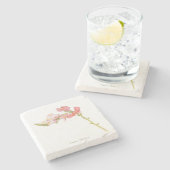 Snapdragon Stenen Onderzetter (Zijkant)