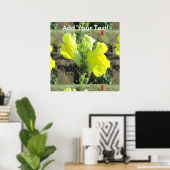 Snapdragon Yellow Flower Poster (Thuiskantoor)