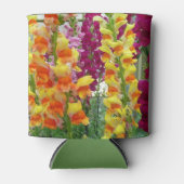 Snapdragons Colorful Floral Blikjeskoeler (Voorkant)