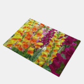 Snapdragons Colorful Floral Deurmat (Schuin)