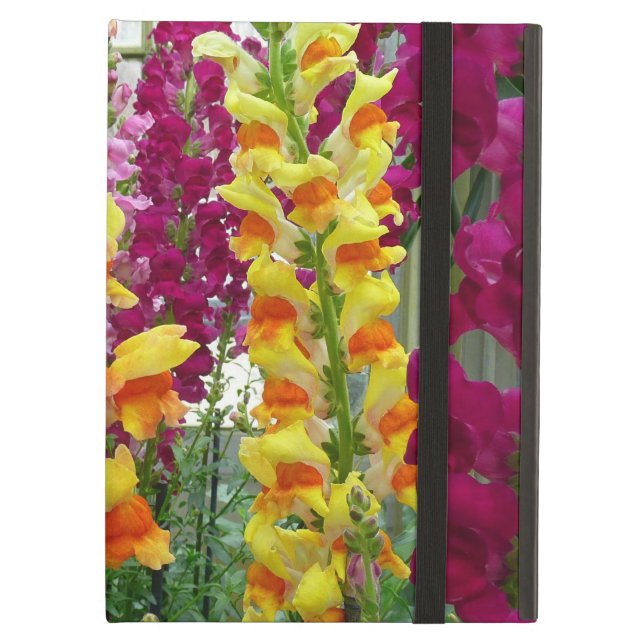 Snapdragons Colorful Floral iPad Air Hoesje (Voorkant Gesloten)