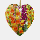 Snapdragons Colorful Floral Keramisch Ornament (Rechts)