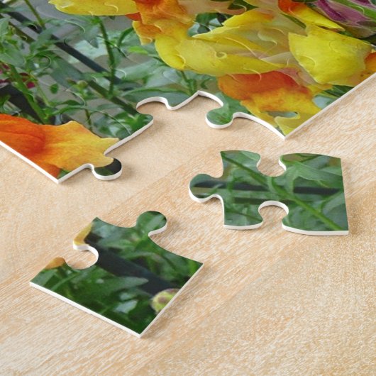 Snapdragons Colorful Floral Legpuzzel (Zijkant)