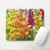 Snapdragons Colorful Floral Muismat (Met muis)