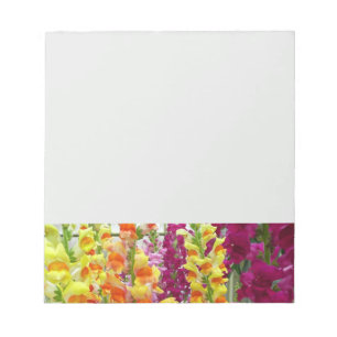 Snapdragons Colorful Floral Notitieblok