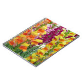 Snapdragons Colorful Floral Notitieboek (Linkerzijde)