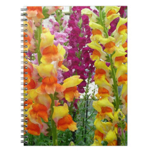 Snapdragons Colorful Floral Notitieboek