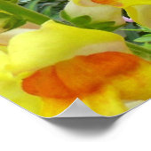 Snapdragons Colorful Floral Poster (Hoek)