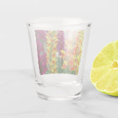 Snapdragons Colorful Floral Shot Glas (Achterkant)