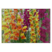 Snapdragons Colorful Floral Snijplank (Voorkant)