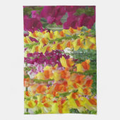 Snapdragons Colorful Floral Theedoek (Verticaal)