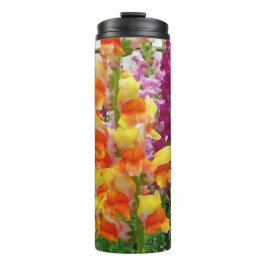 Snapdragons Colorful Floral Thermosbeker