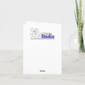 Snapdragons Dank u kaart (Achterkant)