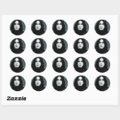 Snape 1 ronde sticker (Vel)