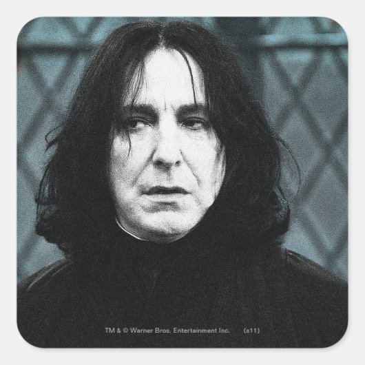 Snape 1 vierkante sticker (Voorkant)