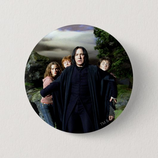 Snape Hermoine Ron Harry Ronde Button 5,7 Cm (Voorkant)