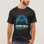 Snapende schroefturtle Whisperer Aligator Snapping T-shirt (Voorkant)
